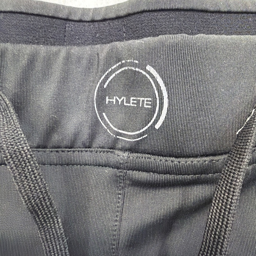 Hylete Activewear Shorts Mens Medium 9" Inseam Black Drawstring‎ Cross Fit Gym - Picture 2 of 15